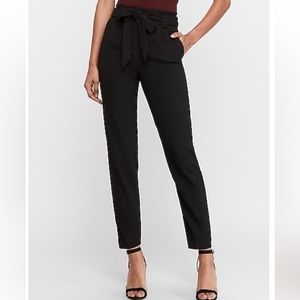 Express high rise ankle paper bag pants, size 14, NWT